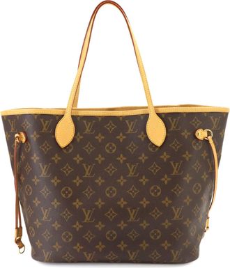 Louis Vuitton Beige Brown Monogram Monogram Handbag Tote Bag (Pre-Owned)