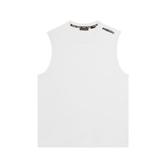 Freddy T-shirt senza maniche in jersey di cotone