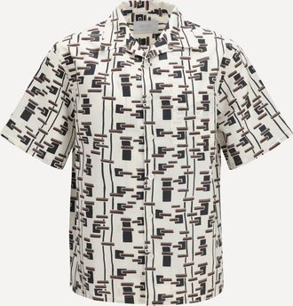 Prada Camicia bowling a fantasia Man XL