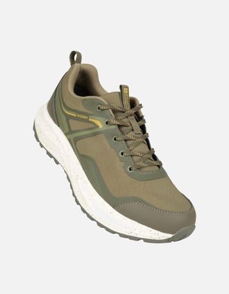 Mountain Warehouse Mens Mountain Warehouse Mens Momentum Waterproof Walking Shoes - Green - Size: 12