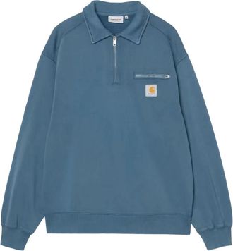 Carhartt Work in Progress Zip-throughs - Heren - Vesten met rits - Blauw - M - Hoodies & sweatvesten