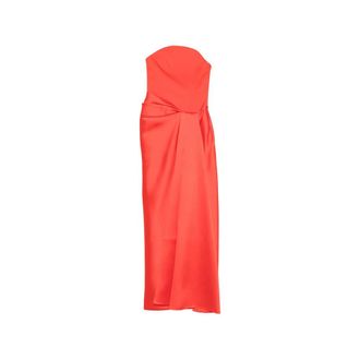 Solace London Dames, Jurken, Rood, Maat: XS Satijn