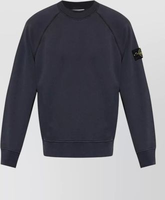 Stone Island cotton raglan sweatshirt