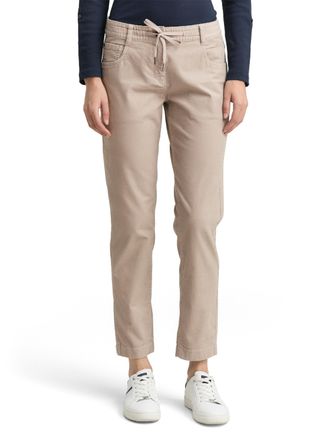 Tom Tailor Cordhose TOM TAILOR, Damen, Gr. 40, L&auml;nge 28, beige (soft taupe grau), Cord, Obermaterial: 99% Baumwolle, 1% Elasthan. Futter: 100% Baumwolle, unifarb