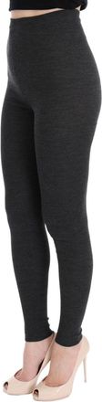 Dolce & Gabbana Womens Gray Wool Stretch Tights Clothing