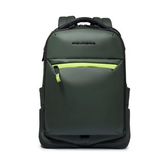 Piquadro Backpacks, male, Green, Size: ONE SIZE Corner Special Backpack