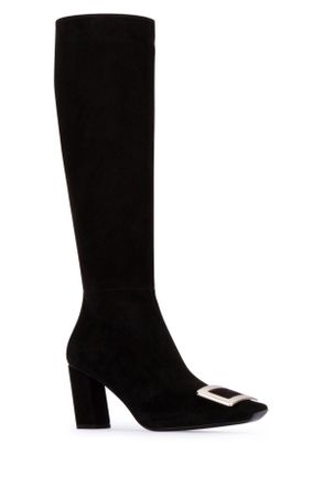 Roger Vivier Rvw71336000hr0 B999 Nero Sheer Stivali Boot
