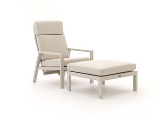 Manifesto Furniture Manifesto Alzano lounge tuinstoel verstelbaar met voetenbank