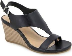 Kenneth Cole Reaction Greatly Platform Wedge Sandal in Black at Nordstrom Rack, Size 8.5