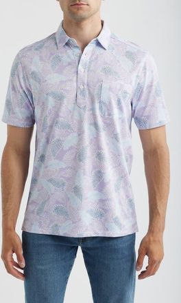 Tommy Bahama San Lucio Frond Fall IslandZone Pocket Polo in Paisley Purple at Nordstrom, Size Xxx-Large