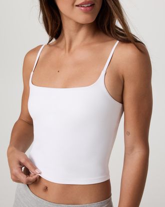 Vuori Clothing AllTheFeels Cami | White | XS, Size Extra Small