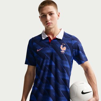 Nike FFF 2026/27 Match Home Nike Mens Aero-FIT Soccer Authentic Jersey in Blue | IB5158-480