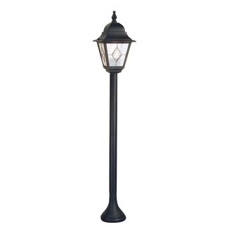 Netlighting Norfolk 1 Light Outdoor Bollard Lantern Black IP43 E27