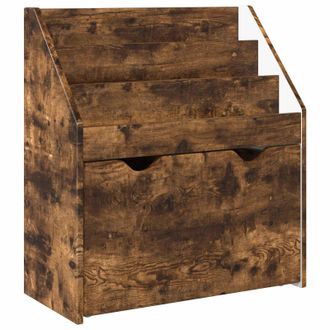 vidaXL Estanter&iacute;a Para Ni&ntilde;os Con Caj&oacute;n Roble Ahumado 60 X 29,5 X 69 Cm Vidaxl