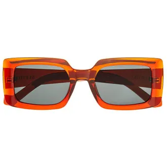 Bertha Sunglasses Ladies Orange Rectangular Sunglasses BRSBR053C5
