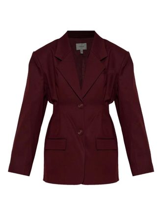 Gestuz GZpaula blazer - women - Recycled Polyester/Viscose/Elastane/Recycled Polyester - 38 - Red