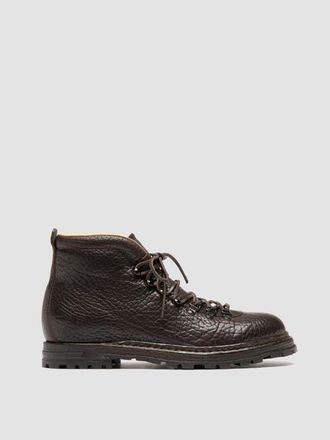 Officine Creative Artik 001 Leather Ankle Boot in Brown at Nordstrom, Size 42
