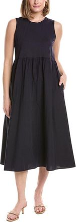 Eileen Fisher Knit Bodice Flare Dress