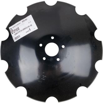 AMA Disco frangizolle dentato base piana &Oslash; 610mm sp.6mm con fori svasati