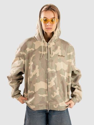 Blue Tomato Washed Camo Sweatjacke orange
