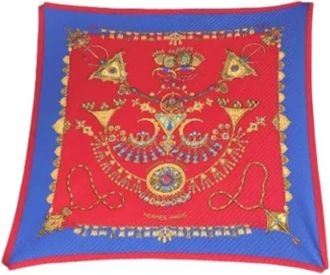 Herm&egrave;s Pre-owned Silk scarves - Dames - Vintage Accessoires - Veelkleurig - ONE Size - Vintage