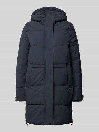 Camel Active Steppmantel mit Kapuze in Marine, Gr&ouml;&szlig;e 36