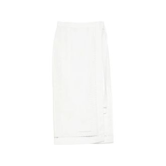 Tela Embroidered Midi Skirt