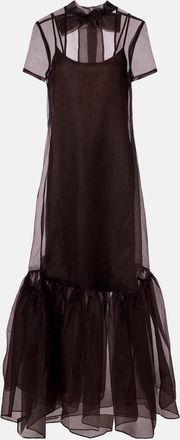 Staud Abito lungo Calluna in organza