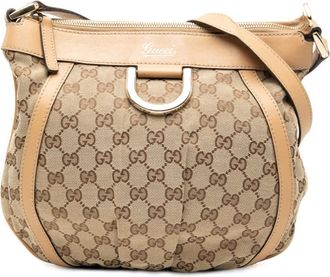 Gucci Pre-owned Gucci GG Canvas Abbey D Ring Crossbody Unisex 203257 02026