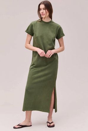 Richer Poorer Inc. Relaxed Tee Maxi Dress In Cypress