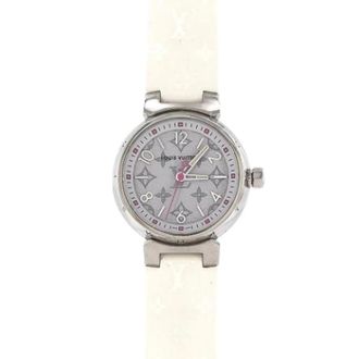 Louis Vuitton Pre-owned Stainless Steel watches - Dames - Vintage Horloges - Wit - ONE Size - Vintage