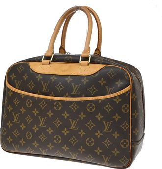 Louis Vuitton Trouville Monogram Canvas Brown Canvas Handbag (Pre-Owned)