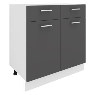 ebuy24 Gabinete De Cocina W 80 Cm Gabinete Inferior Esilo 82x80x46 - Vcm
