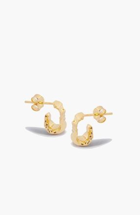 Yoj Boro Mini Hoop Earrings in Gold at Nordstrom