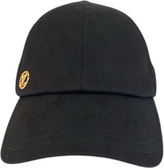 Louis Vuitton Pre-owned Accessories, female, Black, Size: ONE SIZE Pre-owned Cotton Hat