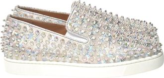 Christian Louboutin Dames, Schoenen, Wit, Maat: 35 1/2 EU Leer
