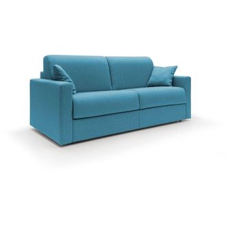 Divani.Store Chris Sof&aacute; Cama Convertible En Tejido Impermeable 186 Cm (mat. 140x197) Azul Claro