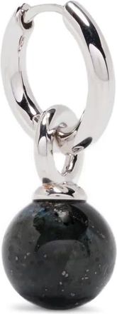 Tom Wood Orecchino a cerchio Cove - Argento