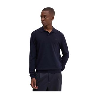 A.P.C. A.p.c., Truien & Vesten, Heren, Blauw, S, Wol, Polo Jacob Logo