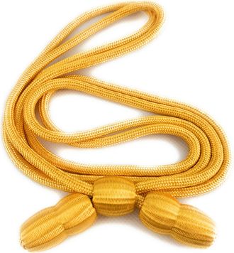 M&F Western Products M & F Western Mens Acorn Cavalry Hat Band Yellow One Size