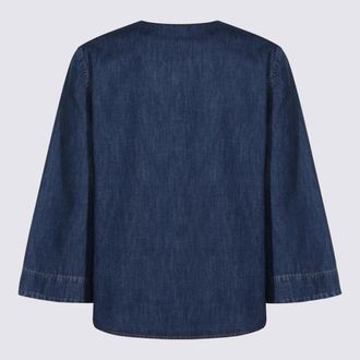Valentino Womens Top Medium Blue
