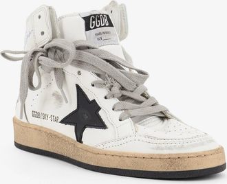 Golden Goose Womens Sneakers Sky Star White Leather Trainers