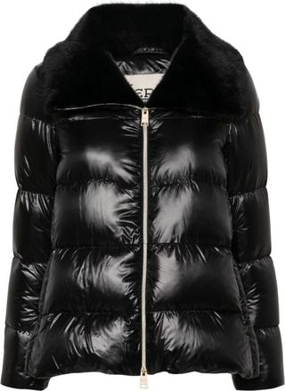 Herno Ultralight Jacket - Dames - Gewatteerde jassen - Zwart - L - Leer - Jassen