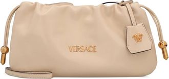 Versace Cross Body Bags, female, Beige, ONE SIZE, Tag Nappa Mini Bag