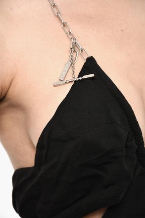 Dsquared2 Flared Maxi Dress with Chain Dsquared2