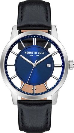 Kenneth Cole KC50560002A Mens Modern Casual Watch - Silver - One Size