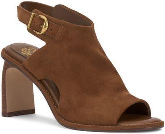 Vince Camuto Fezisha Ankle Strap Sandal in Burnt Sugar at Nordstrom, Size 9.5
