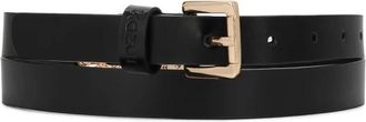 Kazar Vitteria Riem - Dames - Riemen - Zwart - 120 CM - Leer - Accessoires