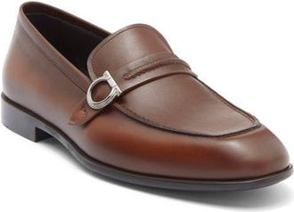 Ferragamo Terence Apron Toe Loafer in Naturale/Midbrown T.moro at Nordstrom, Size 10.5