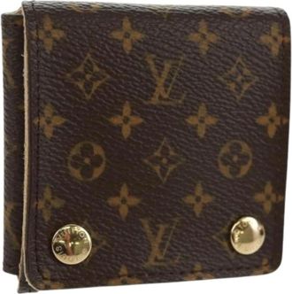 Louis Vuitton Pre-owned Wallets, female, Brown, Size: ONE SIZE Pre-owned Canvas Pouch